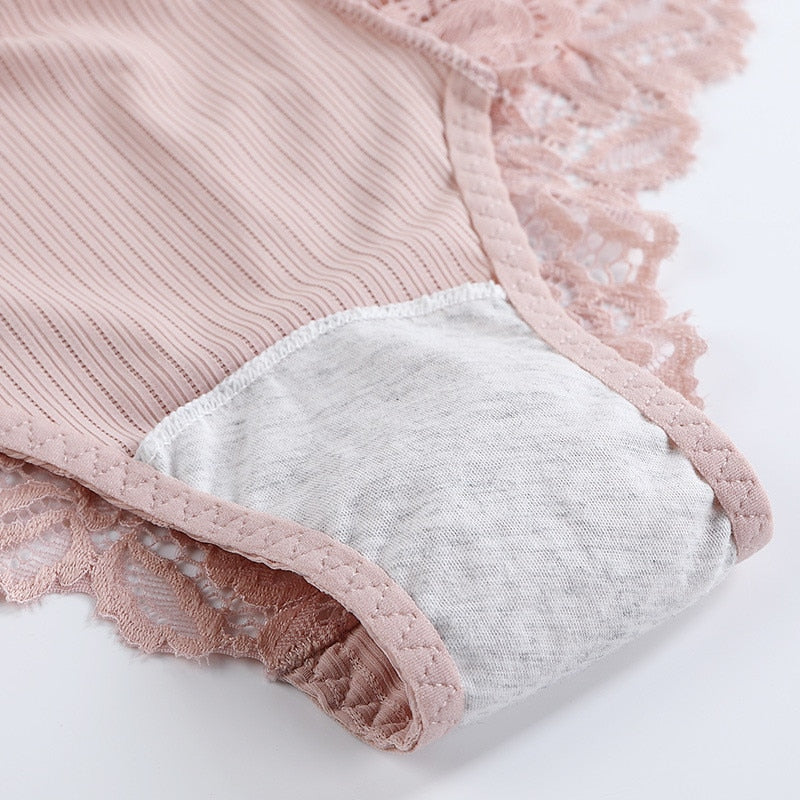 Floral Lace Panty Trio