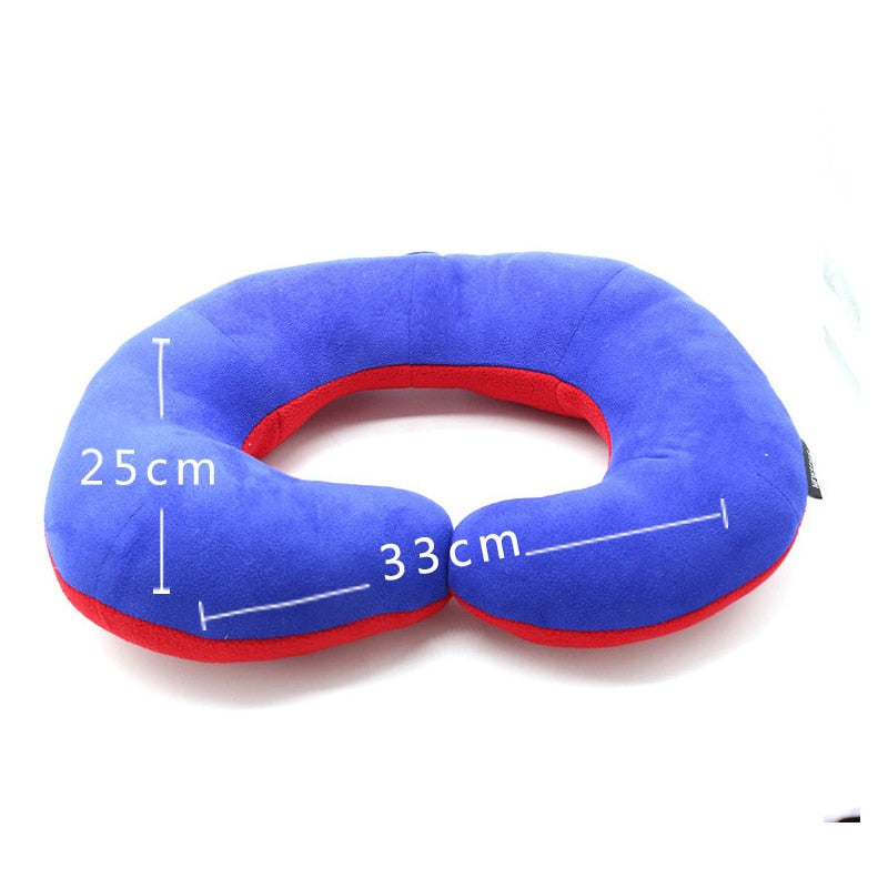 U Shape Memory Foam Travel Neck Pillows - GetHolidayReady.co.uk