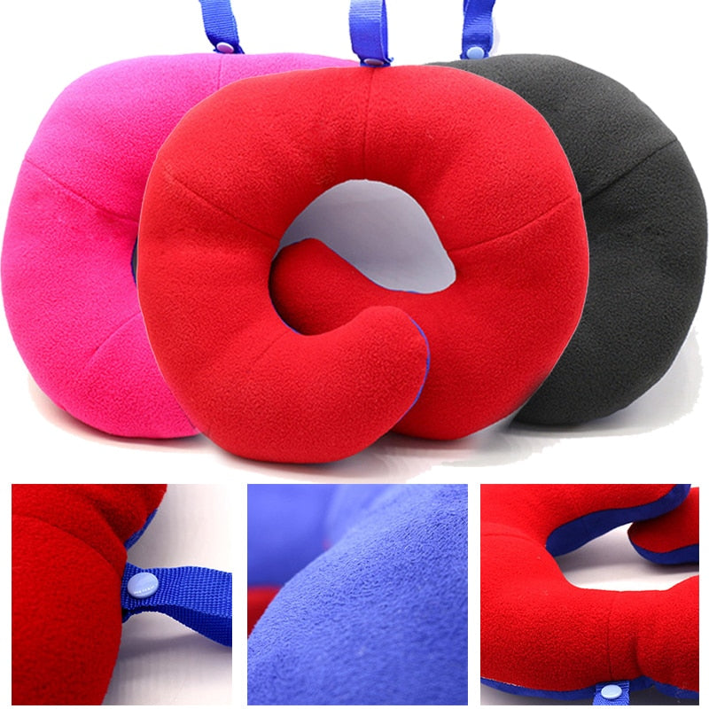 U Shape Memory Foam Travel Neck Pillows - GetHolidayReady.co.uk