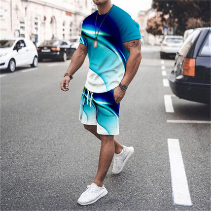 Men's Printed Summer Set
