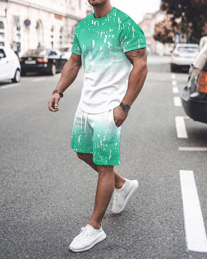 Men's Printed Summer Set