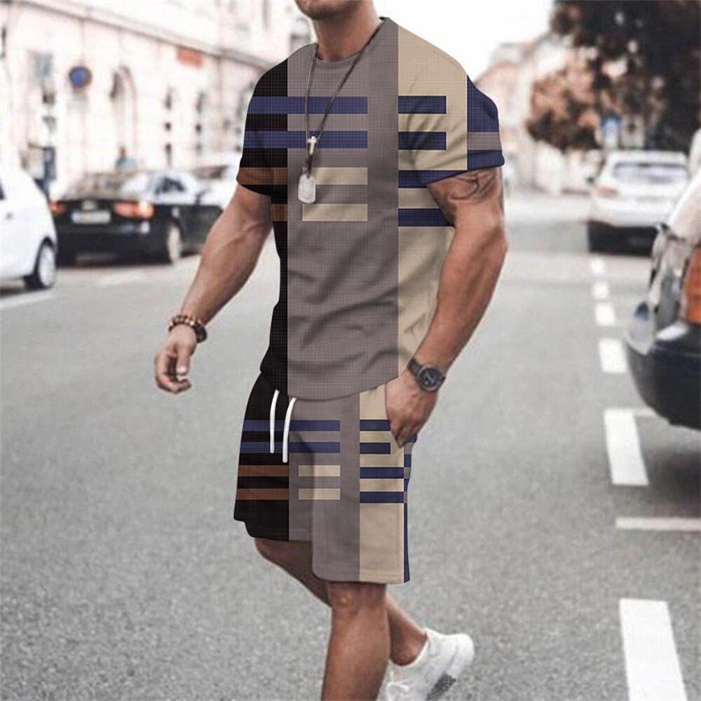 Men's Printed Summer Set