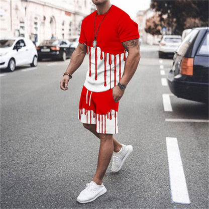 Men's Printed Summer Set