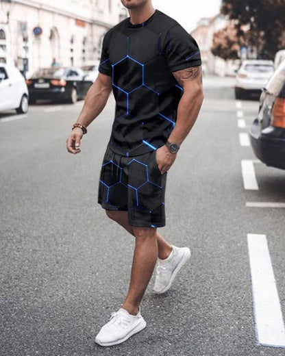 Men's Printed Summer Set