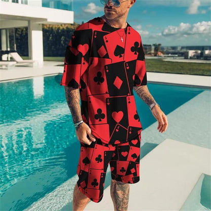 Men's Printed Summer Set