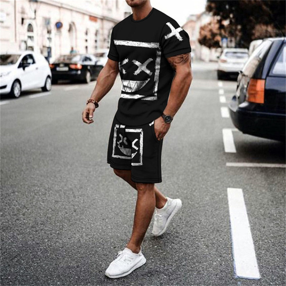 Men's Printed Summer Set