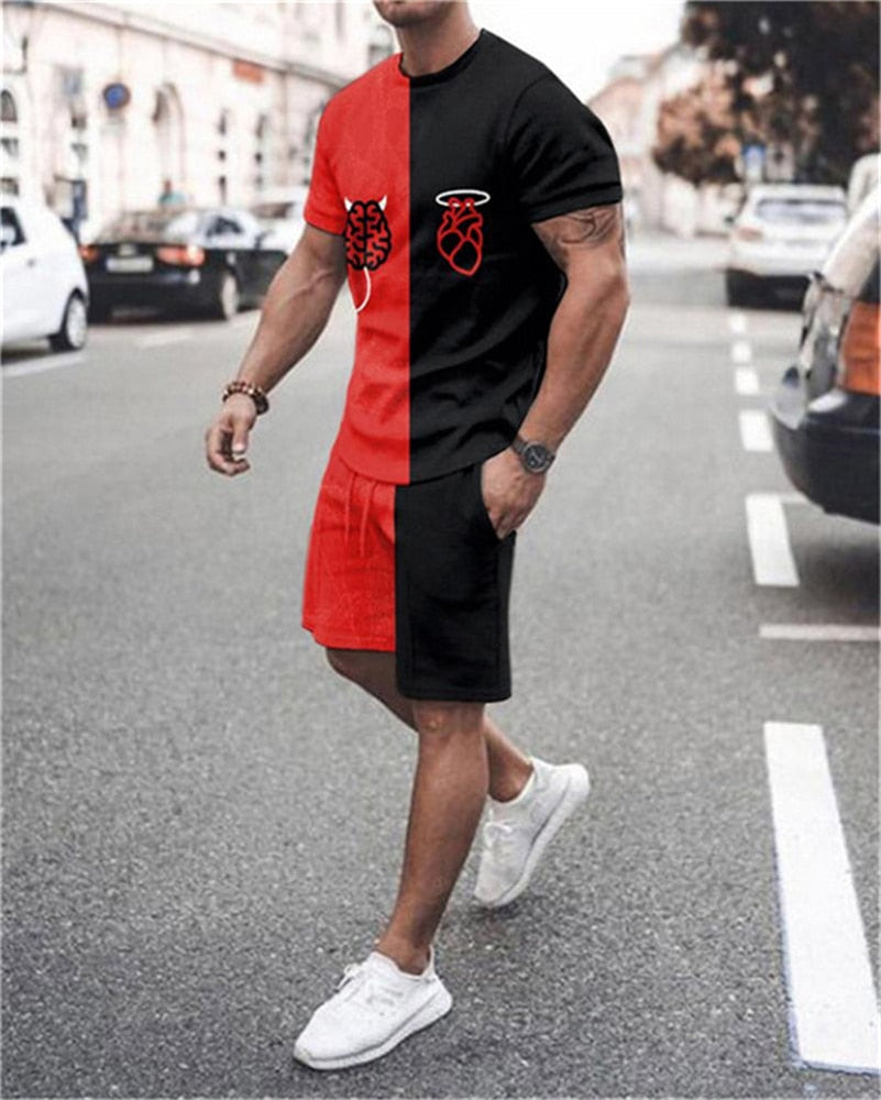 Men's Printed Summer Set