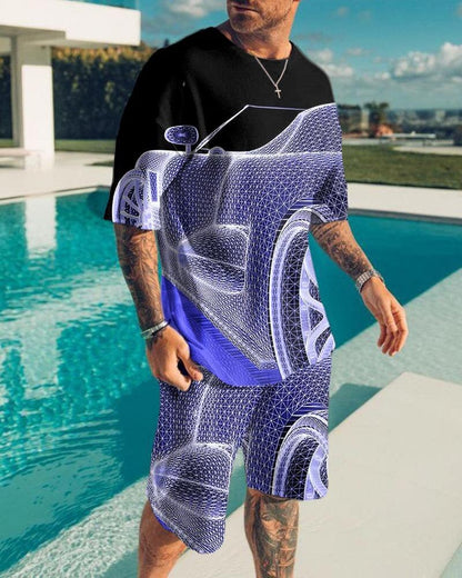 Men's Printed Summer Set