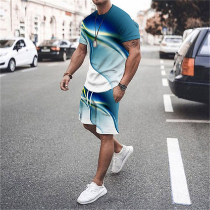 Men's Printed Summer Set