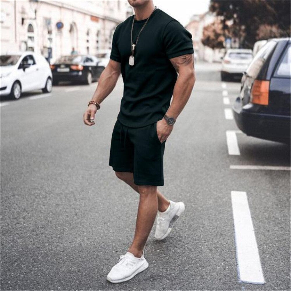 Men's Printed Summer Set