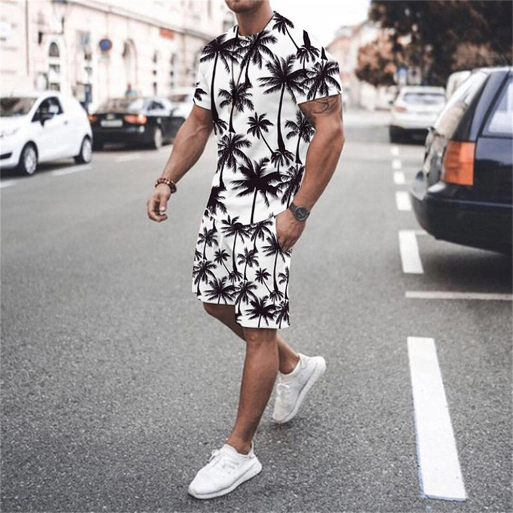 Men's Printed Summer Set