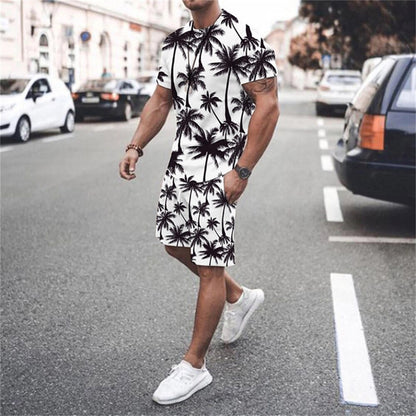Men's Printed Summer Set